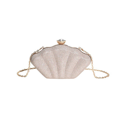 Glitter Shell Evening Bag