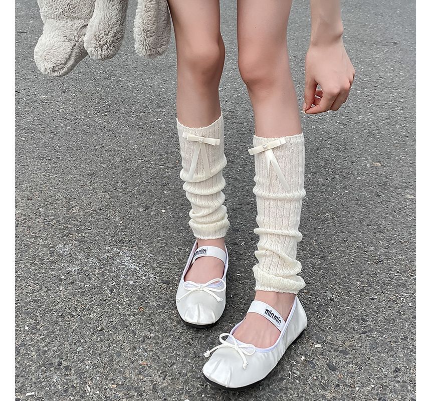 Plain Bow Leg Warmers