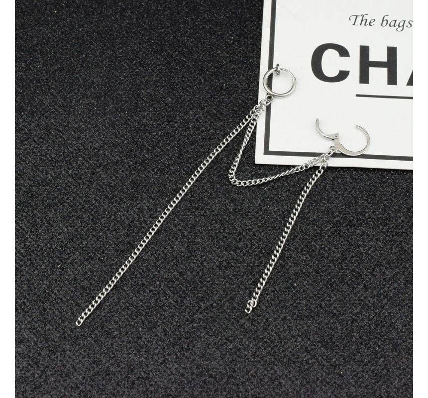 Chain Drop Earring / Clip-On Earring
