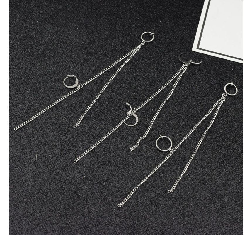 Chain Drop Earring / Clip-On Earring