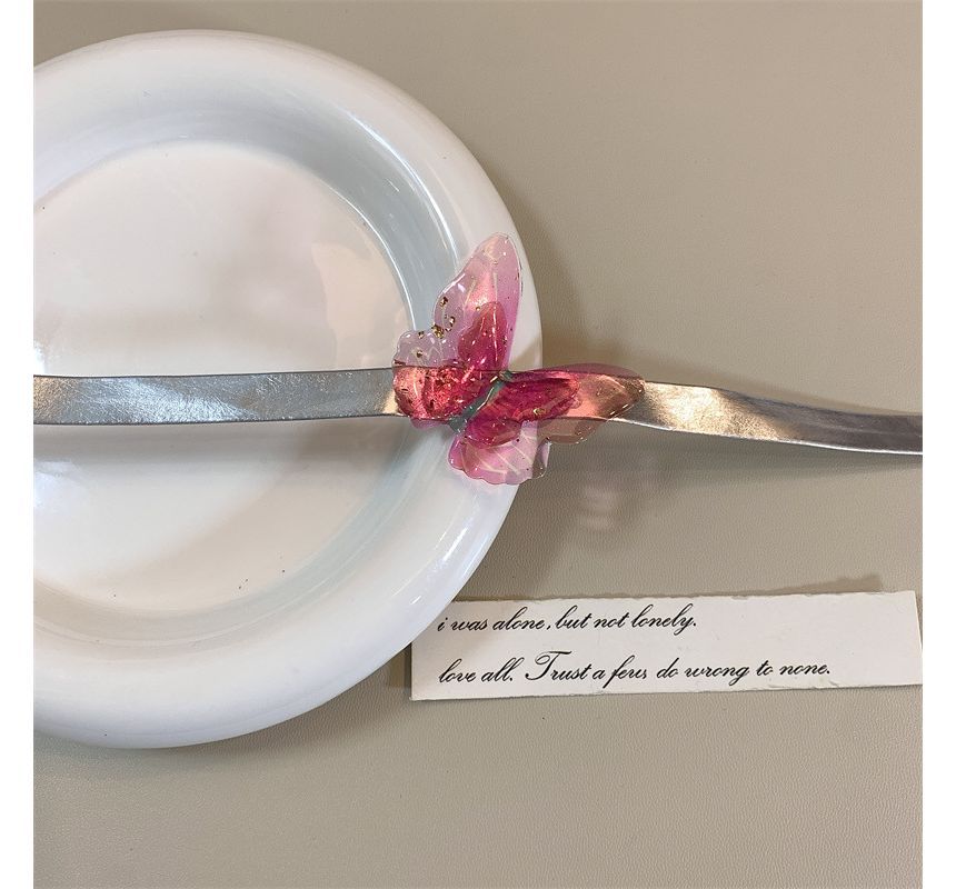 Butterfly Choker Leather Faux