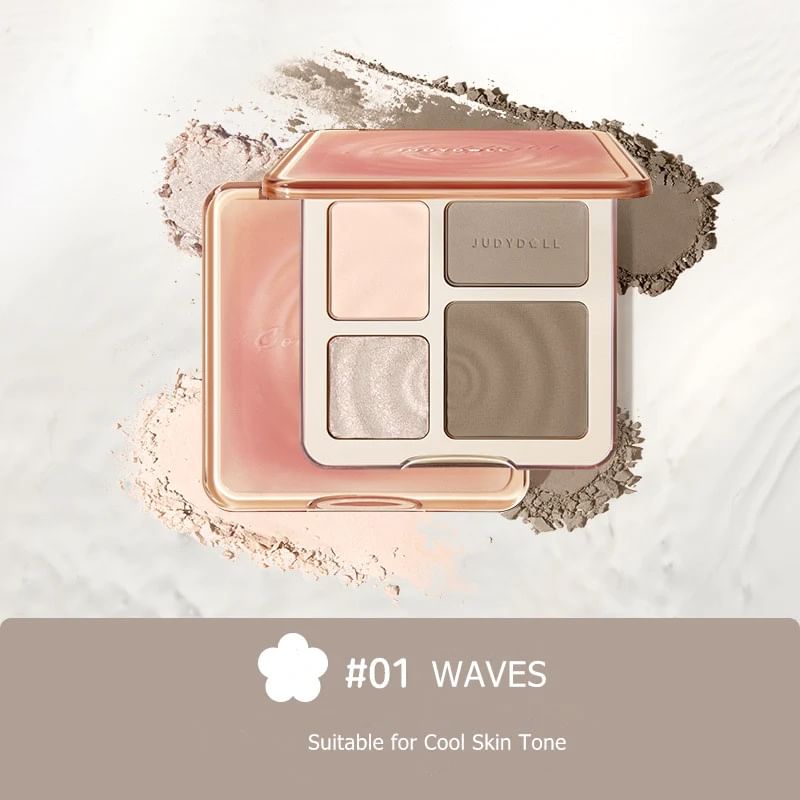 2 IN 1 Highlighter Contour Palette