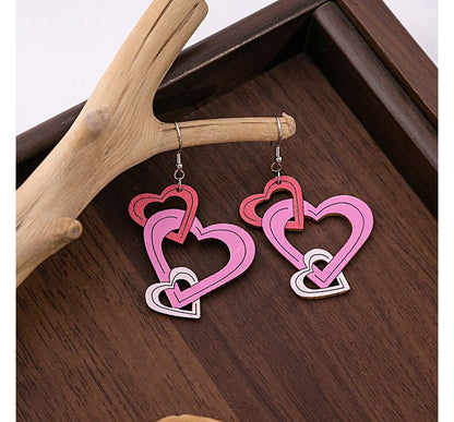 Wooden Drop Earring