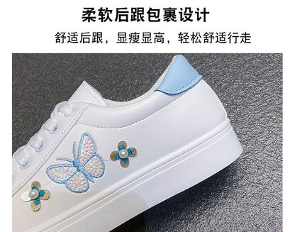 Butterfly Lace Up Sneakers