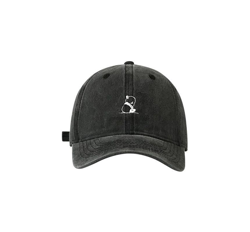 Panda Embroidered Cap Baseball