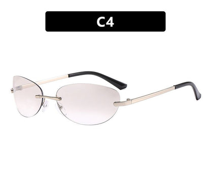 Frameless Metal Sunglasses