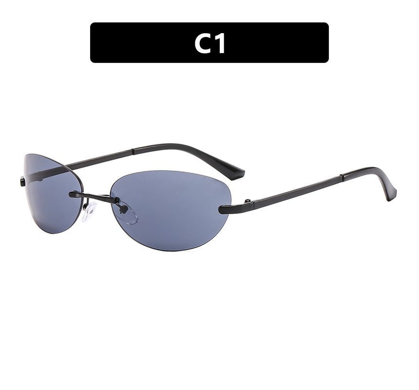 Frameless Metal Sunglasses