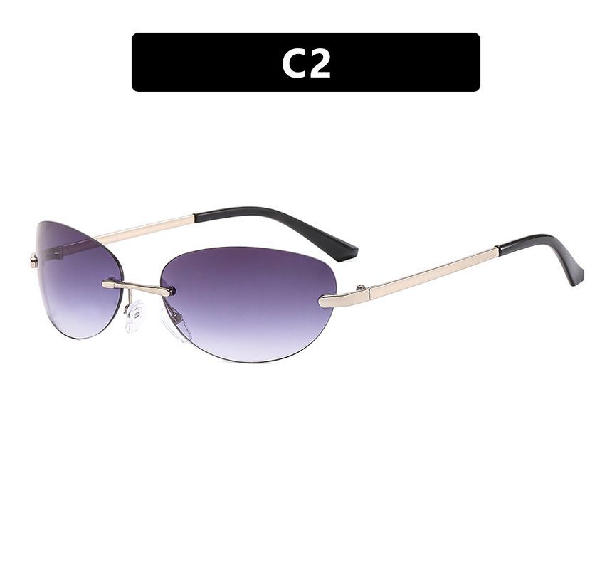 Frameless Sunglasses Metal