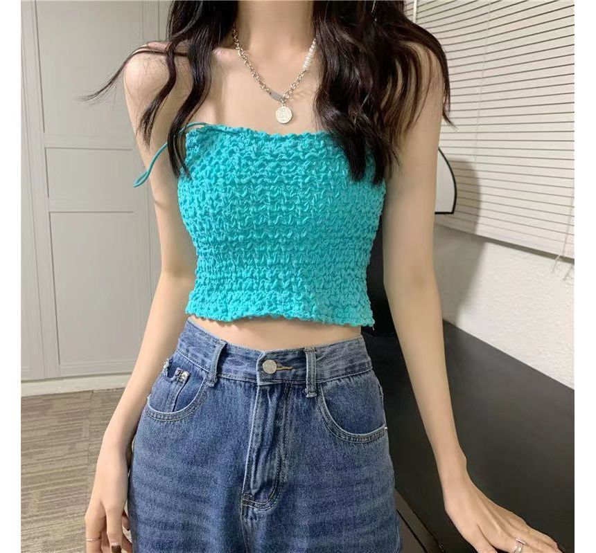 Ruched Top Cami Cropped