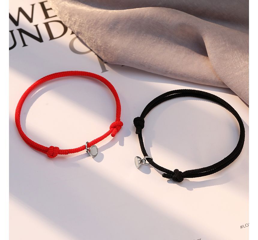 Couple Matching Magnetic Cord Bracelet
