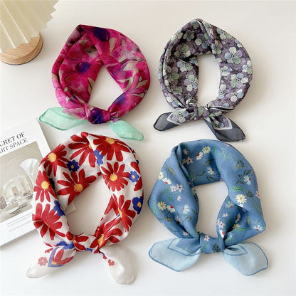 Floral Print Neckerchief