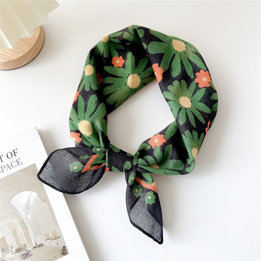 Floral Print Neckerchief