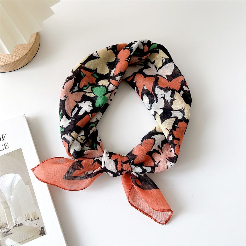 Floral Print Neckerchief