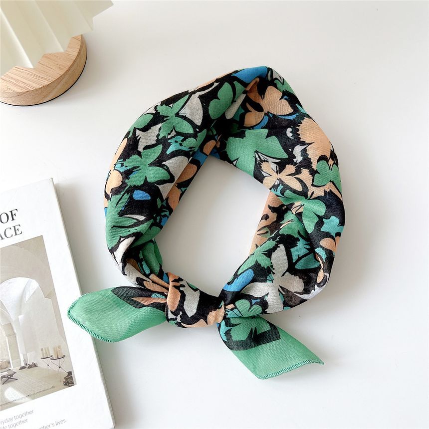 Floral Print Neckerchief