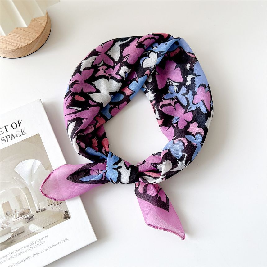 Floral Print Neckerchief