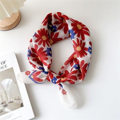 Floral Print Neckerchief