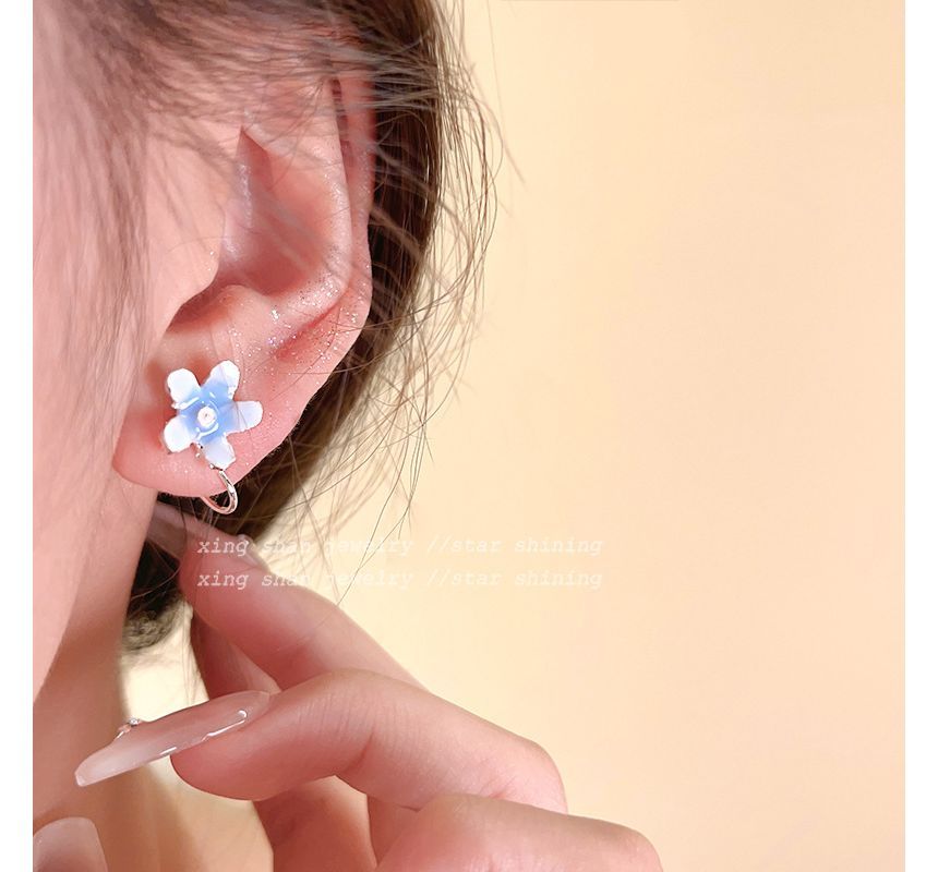 Alloy Earring 4: Set (Various of Designs) Floral