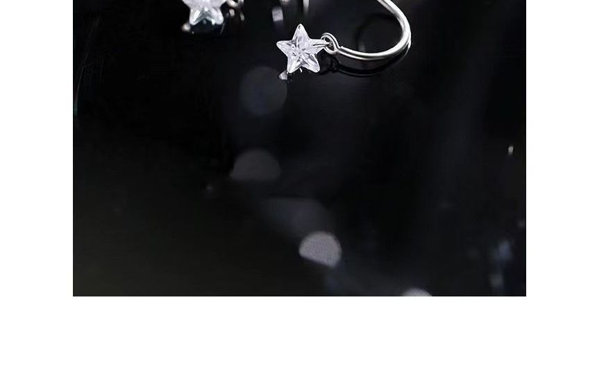 Star Spiral Alloy Stud Earring