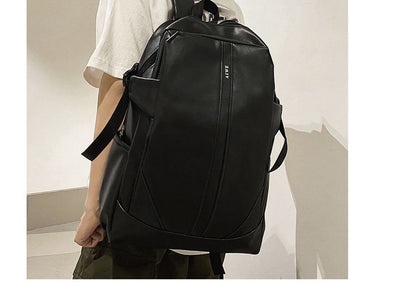 Faux Leather Backpack