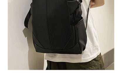 Faux Leather Backpack