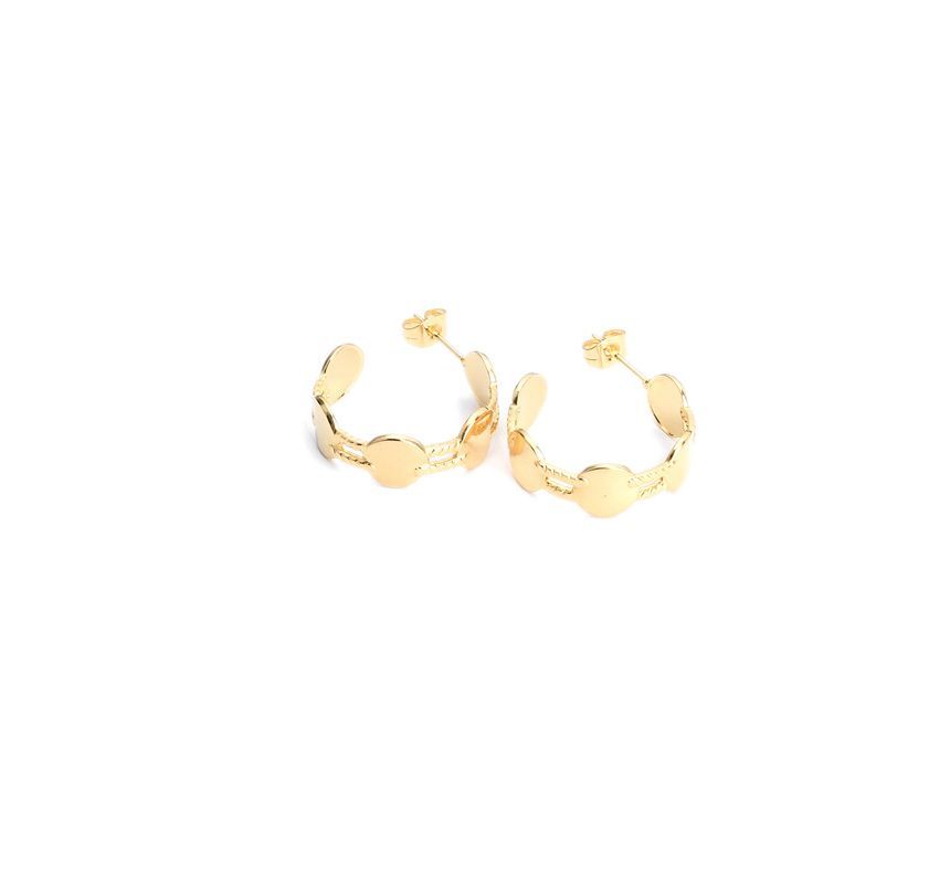 Layered Open Hoop Earring