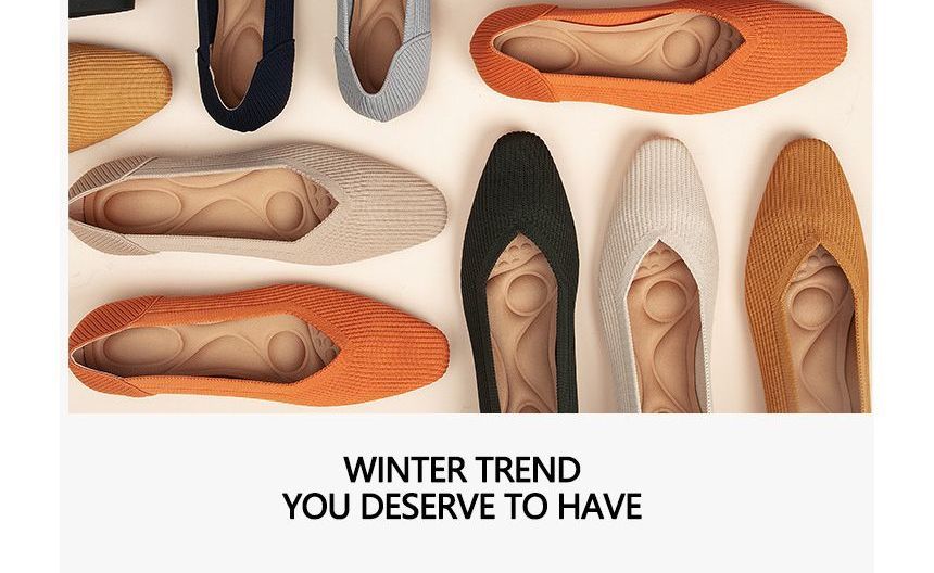 Pointy Flats Knit