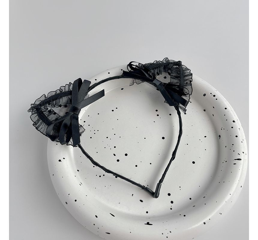 Lace Cat Headband Ear