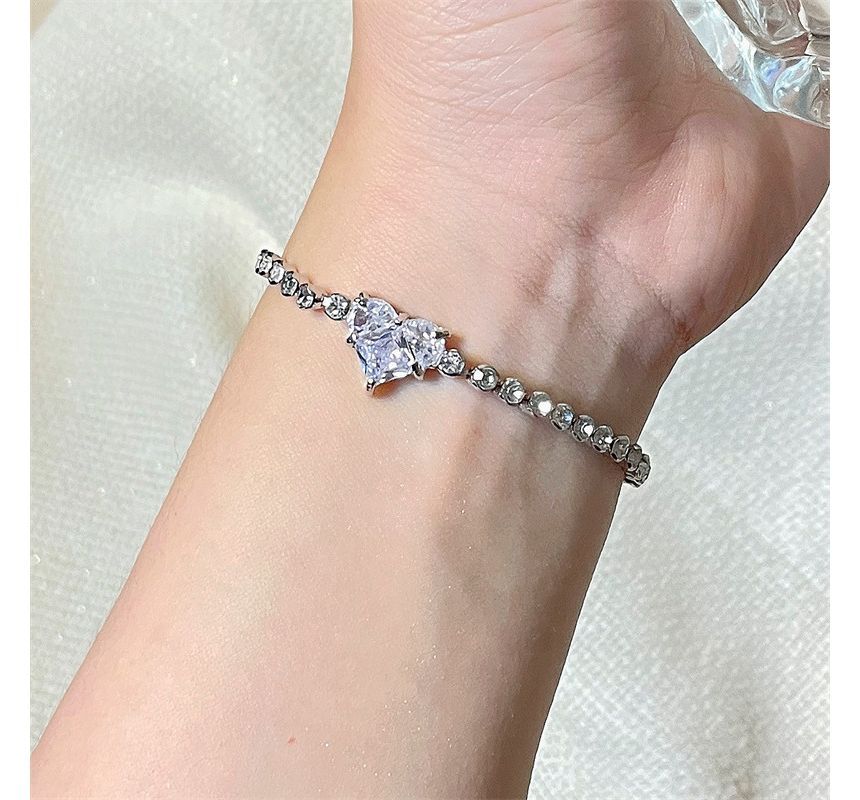 Bracelet Rhinestone Heart