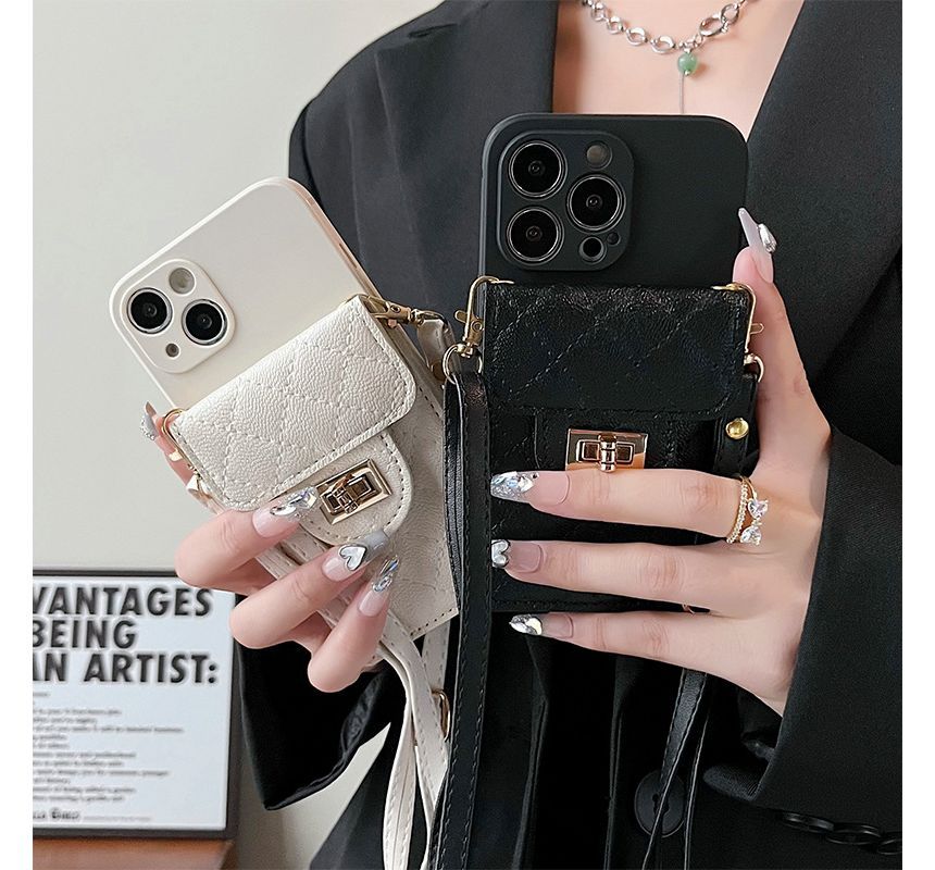 Coin Purse Phone Case - iPhone 7 Plus / 8 Plus / X / XS / XR / XS Max / 11 / 11 Pro / 11 Pro Max / 12 / 12 Pro / 12 mini / 12 Pro Max / 13 / 13 Pro / 13 mini / 13 Pro Max / 14 / 14 Plus / 14 Pro / 14 Pro Max / 7 / 8 / SE