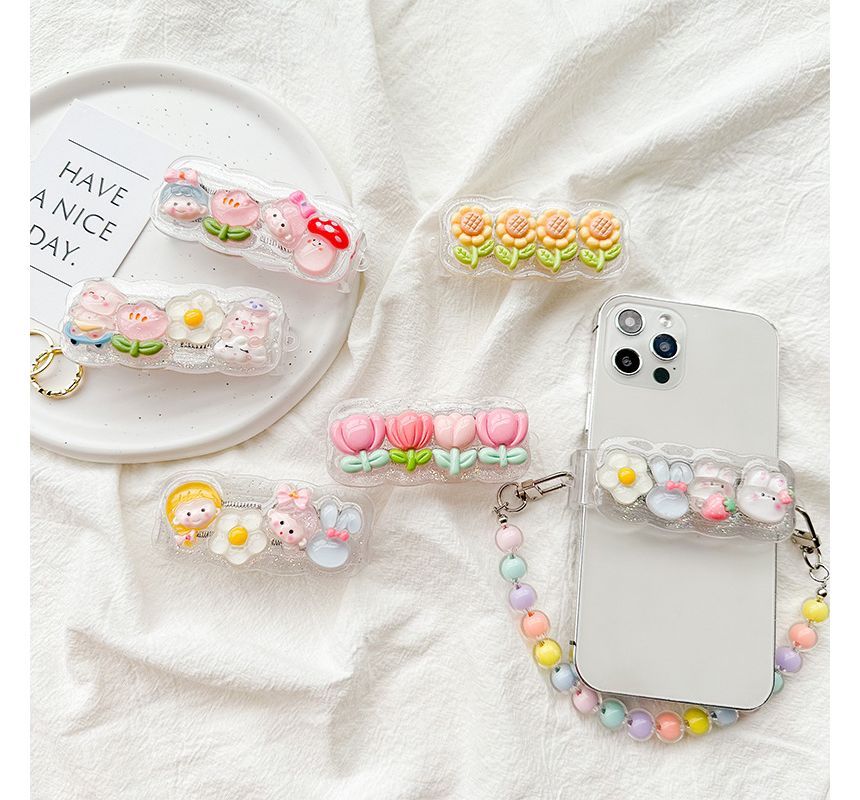 Cartoon Clip On Phone Strap