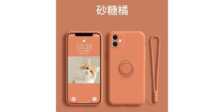 Ring Stand Plain Case Phone