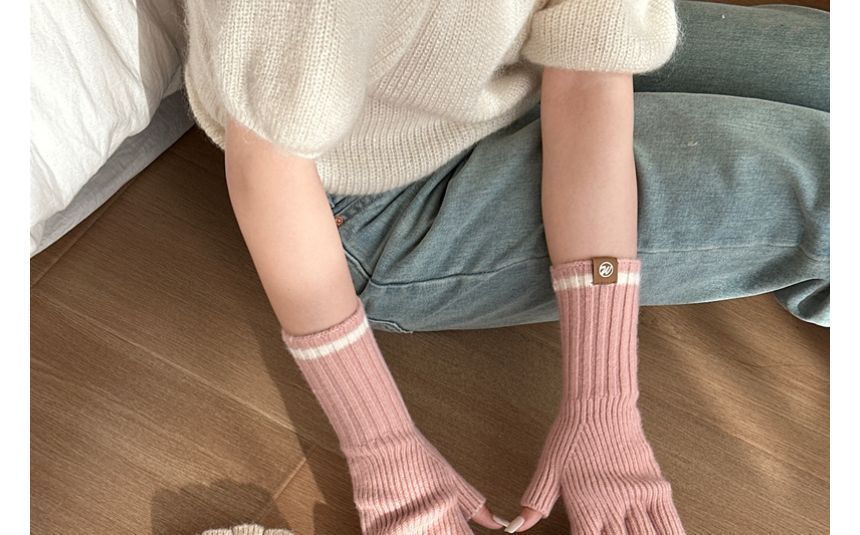 Knit Fingerless Gloves