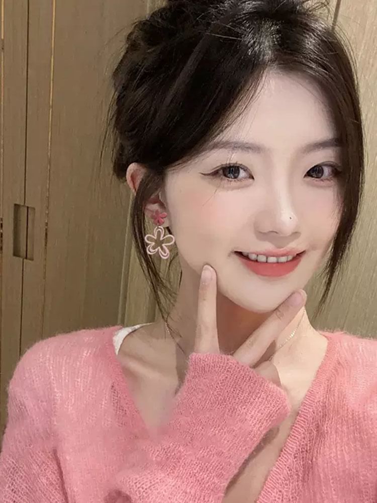 Clip-On Floral / Earring Drop