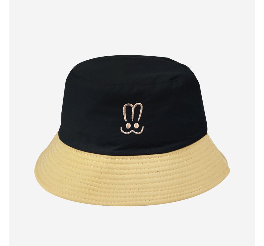 Rabbit Embroidered Bucket Hat