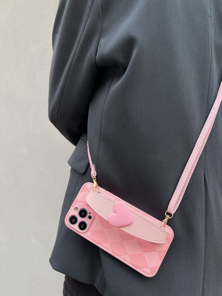 Heart Strap Phone Case