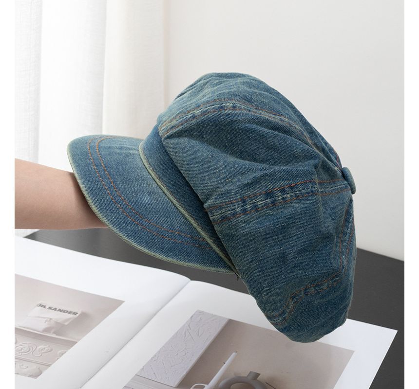Cap Newsboy Denim