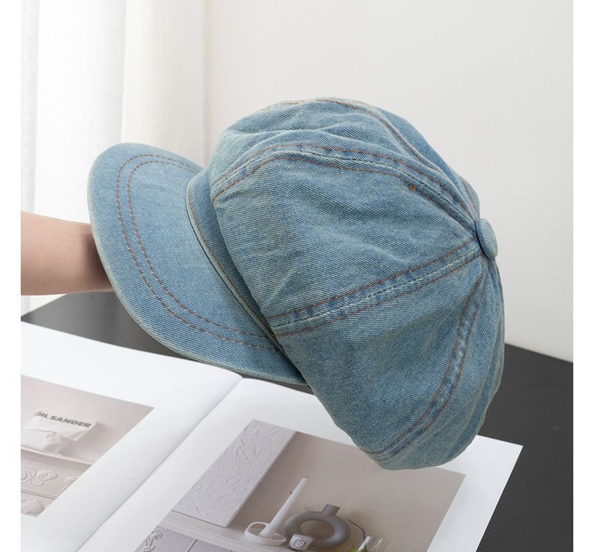 Cap Newsboy Denim