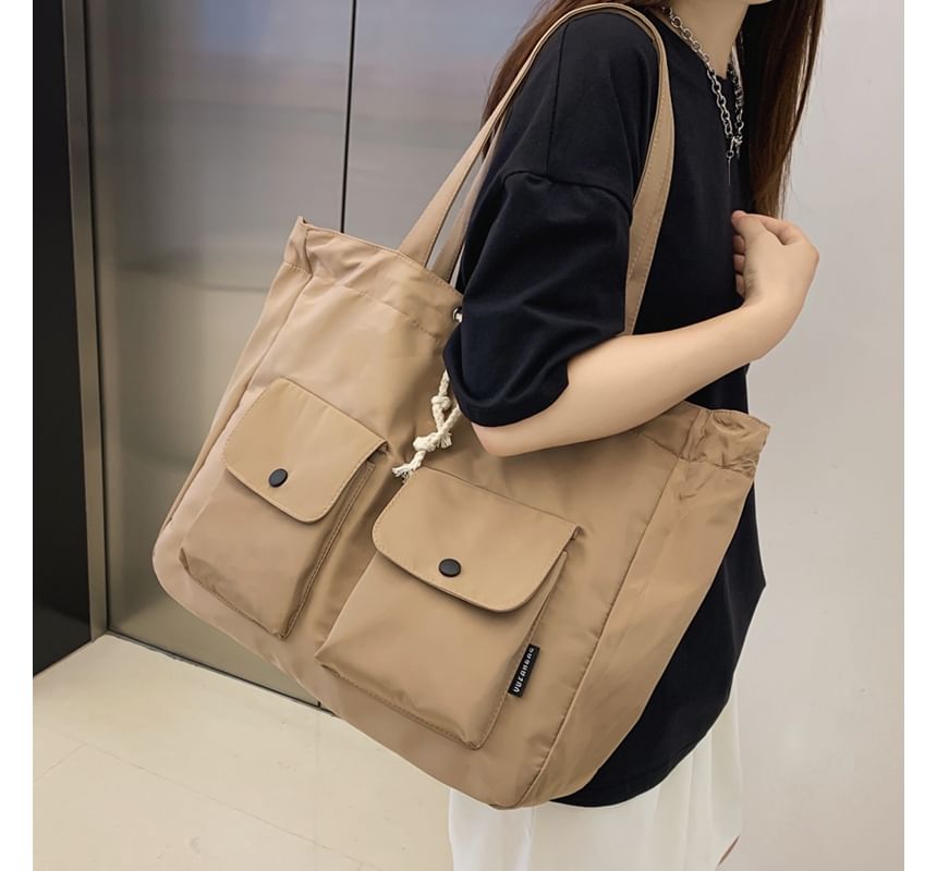 Drawstring Nylon Carryall Bag