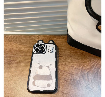 Panda Phone Case - iPhone 14 Pro Max / 14 Pro / 14 Plus / 14 / 13 Pro Max / 13 Pro / 13 / 13 mini / 12 Pro Max / 12 Pro / 12 / 12 mini / 11 Pro Max / 11 Pro / 11 / SE / XS Max / XS / XR / X