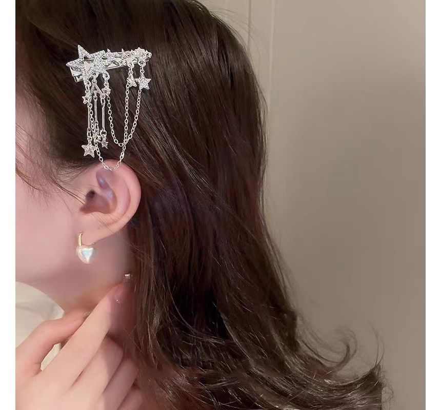 Hair Chain / Star Pin Clip Alloy