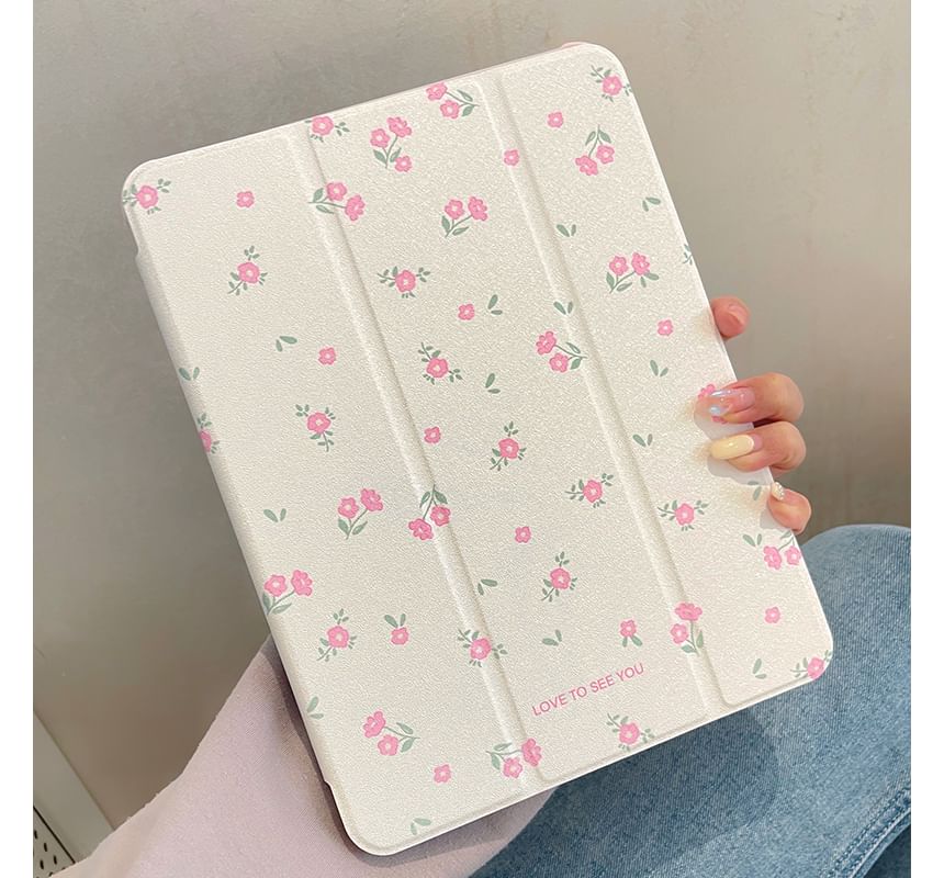 iPad Case Mirrored Floral