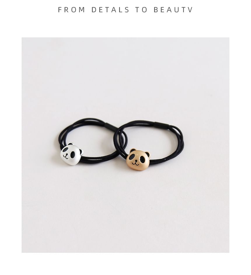 Panda Layered Hair Tie