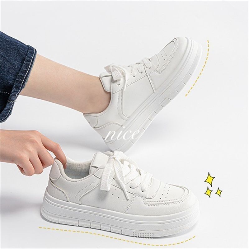 Platform Panel Faux Leather Sneakers