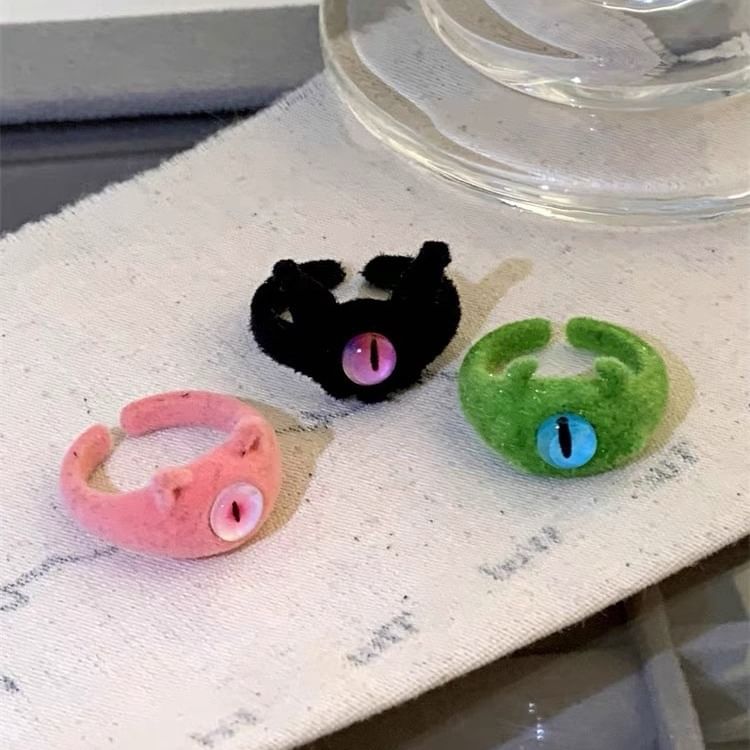 Open Designs) (Various Alloy Ring Flocking Monster