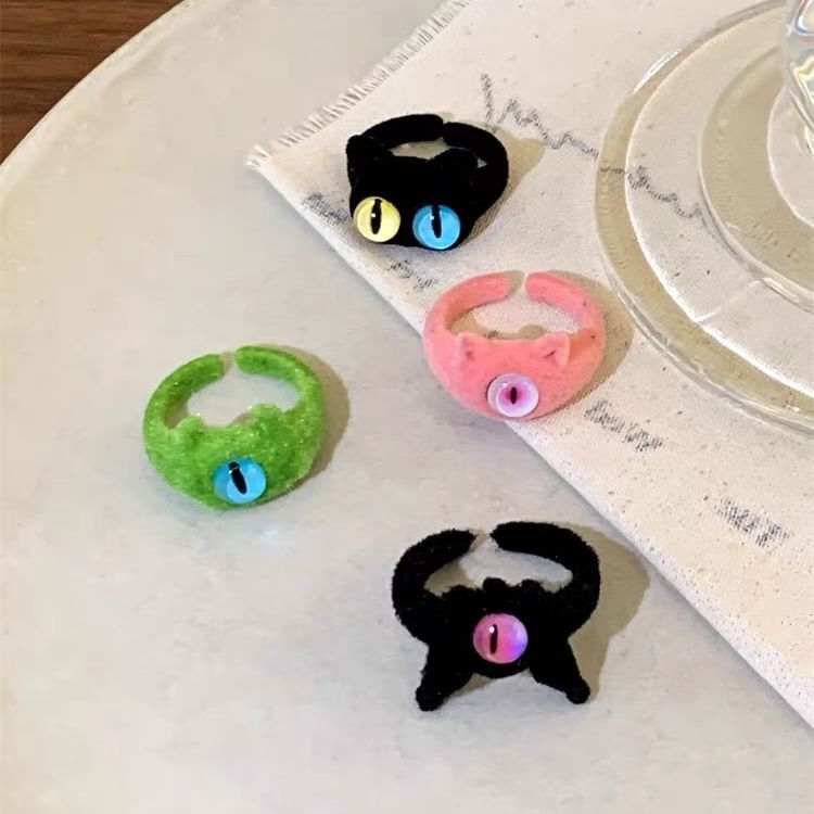 Open Designs) (Various Alloy Ring Flocking Monster