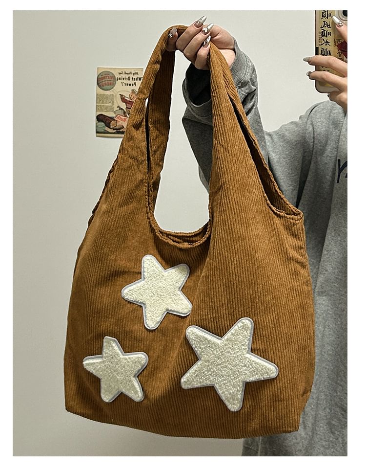 Star Applique Tote Bag