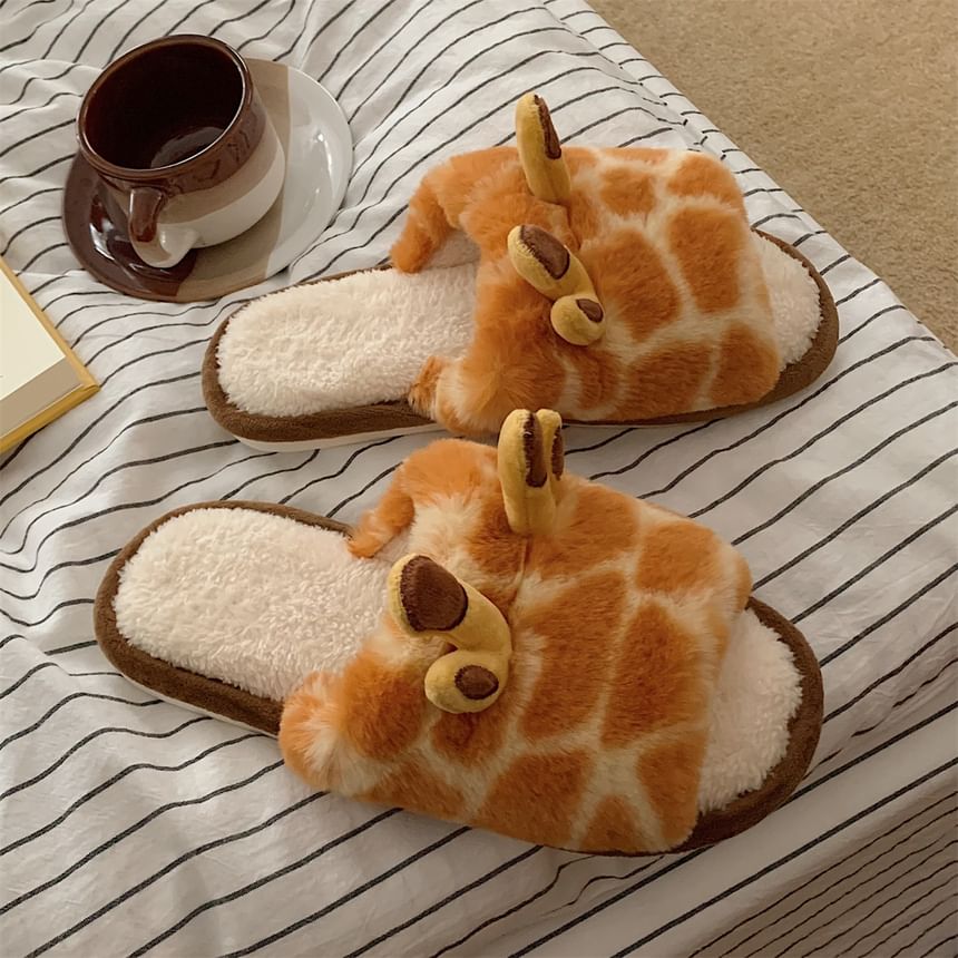 Giraffe Home Slippers