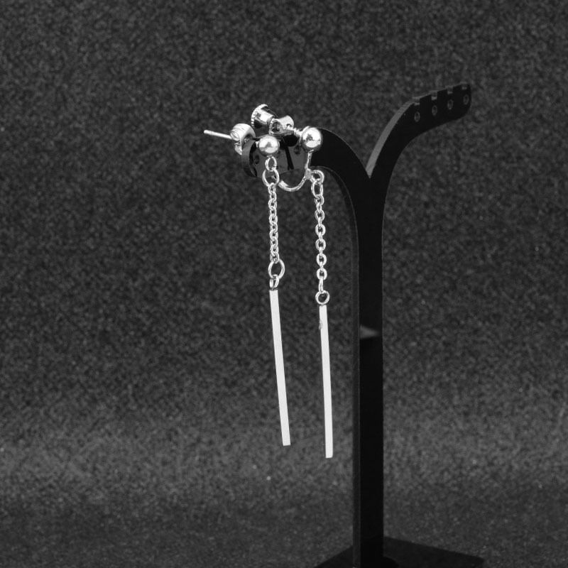 Bar Dangle Earring / Clip-On Earring