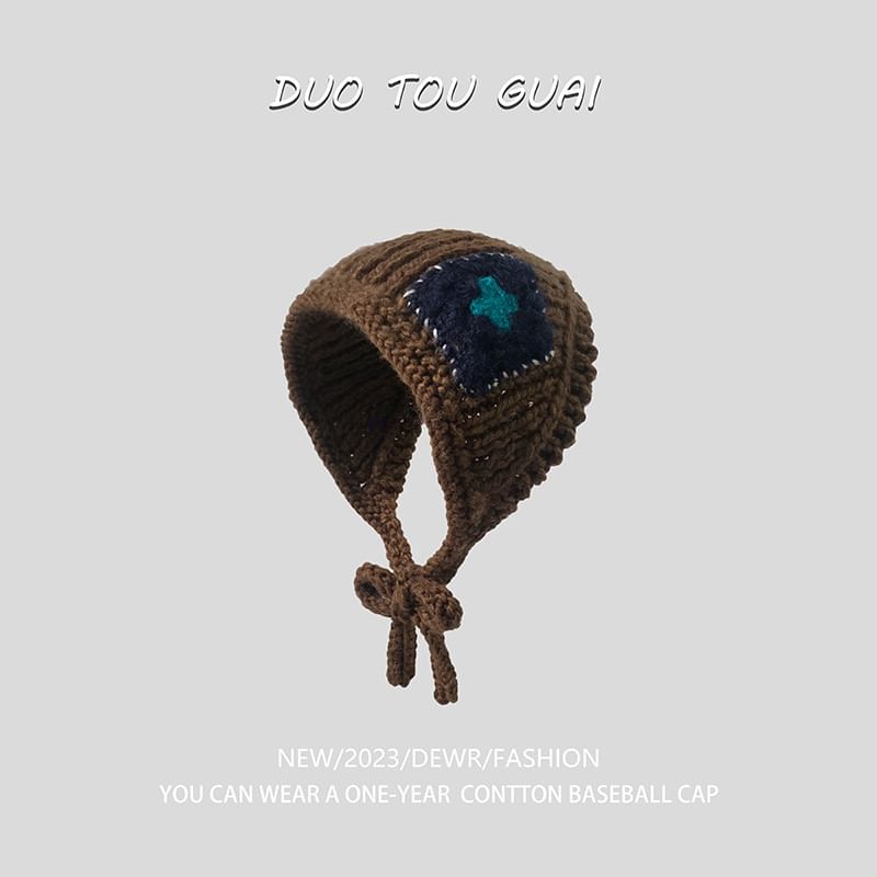 Earmuffs Patchwork Knit