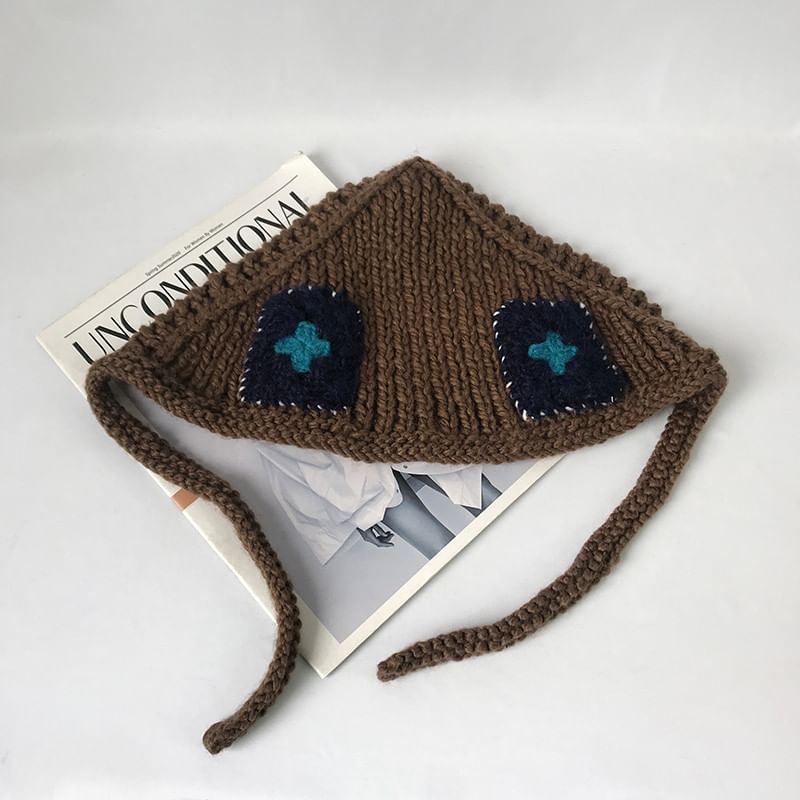 Earmuffs Patchwork Knit